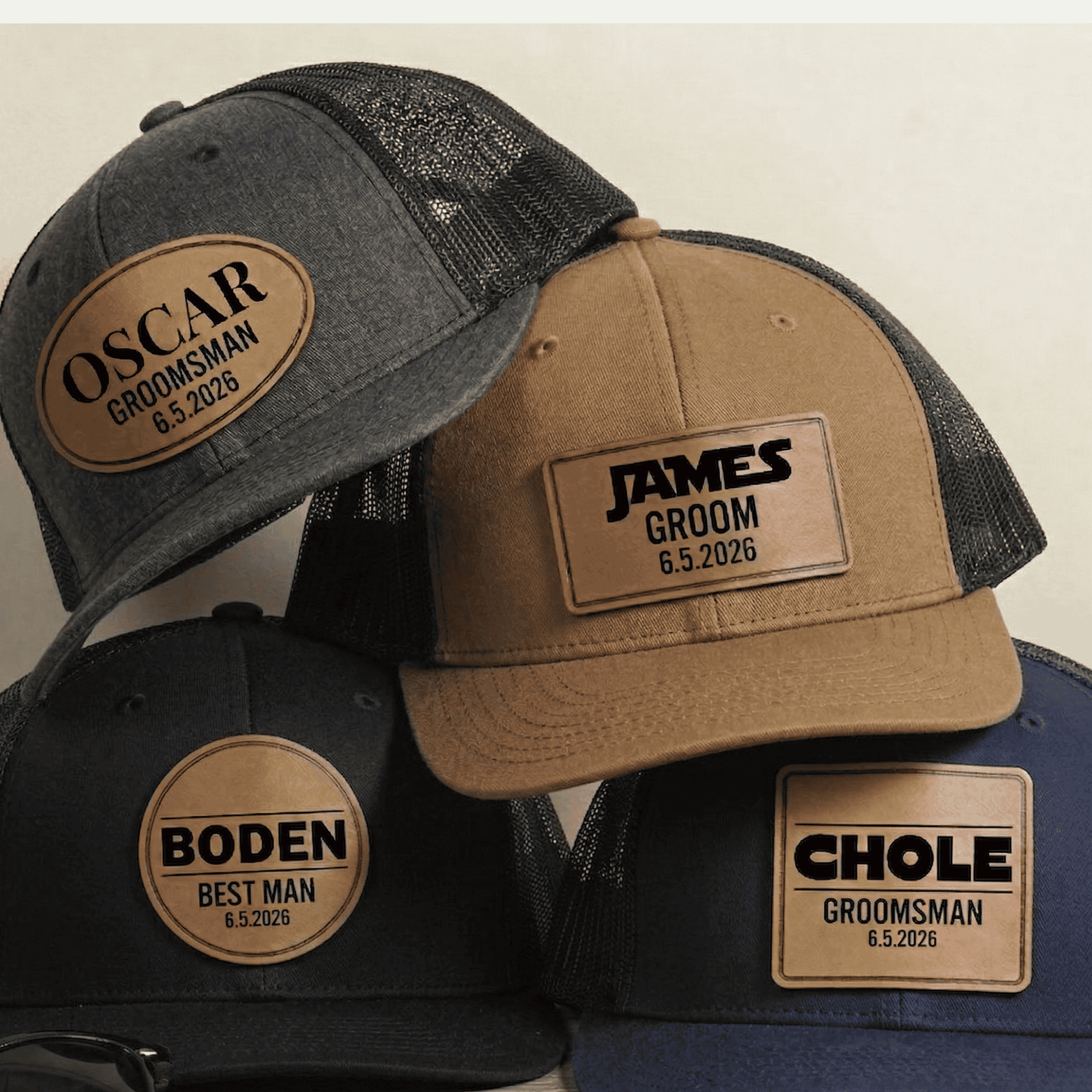 Custom Leather Patch Hat