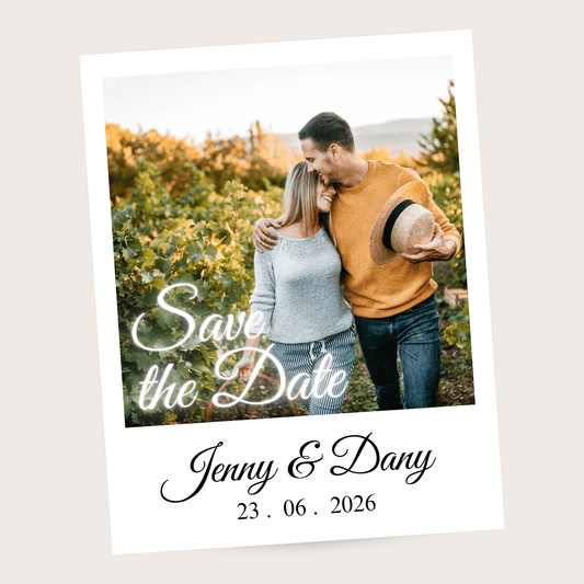 Personalized Wedding Photo Magnet – Custom Wedding Favor, Fridge Keepsake Gift (PM02)