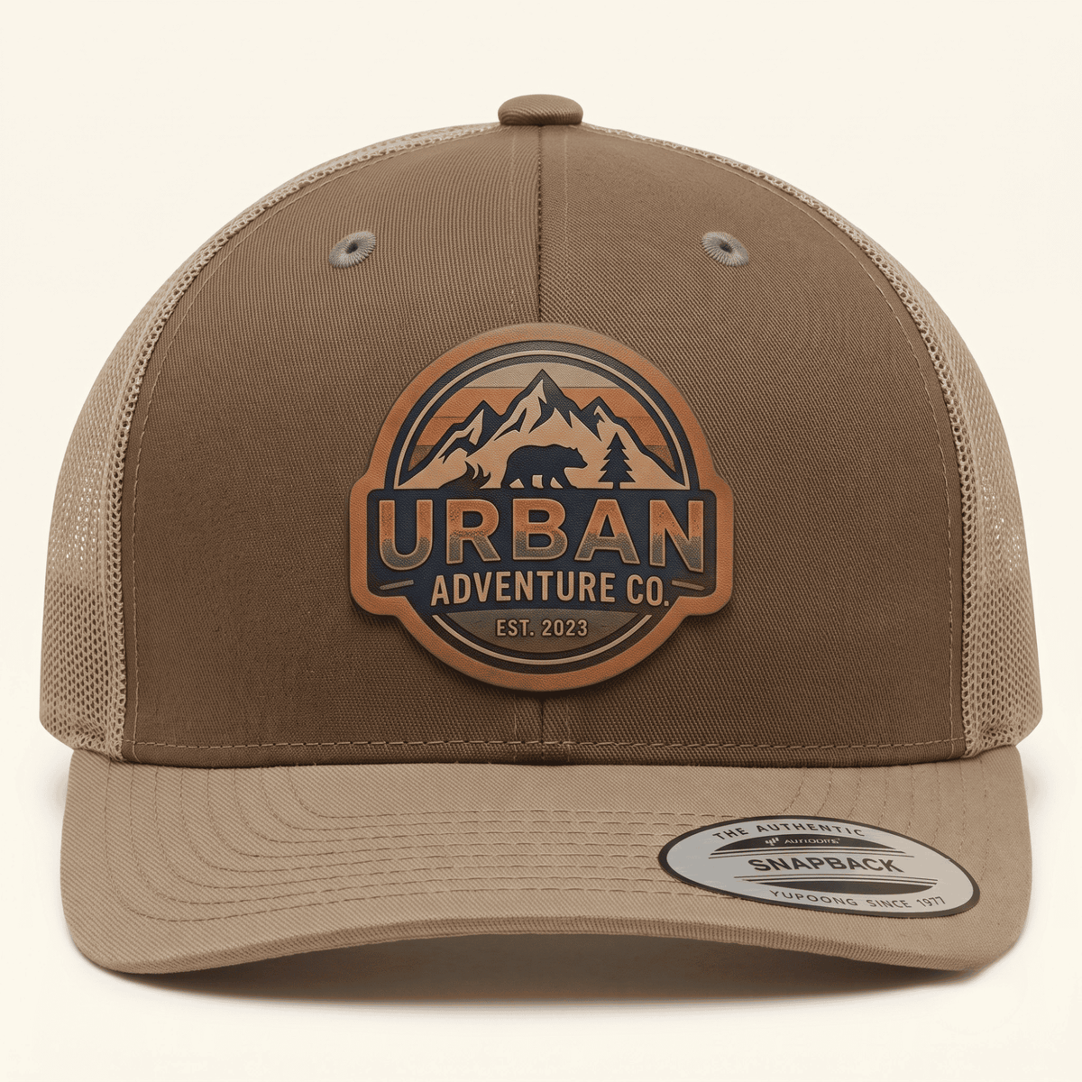 Personalized UV Printed Leatherette Tucker Hat