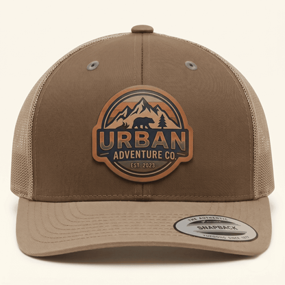 Personalized UV Printed Leatherette Tucker Hat