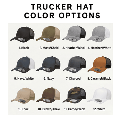 Personalized UV Printed Leatherette Tucker Hat